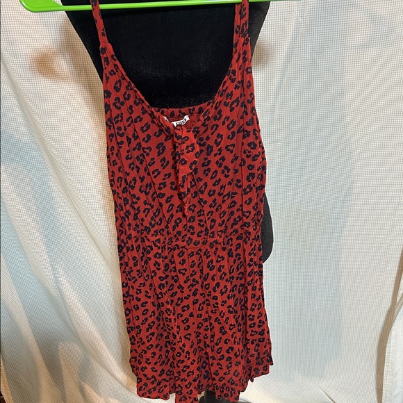 Moral Fiber Tops - Moral Fiber Red and Black Leopard Print Camisole